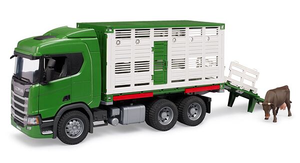 Scania Super 560R přepravník zvířat - Bruder 3548