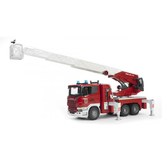 Mașină de pompieri Scania + scară - Bruder 3590