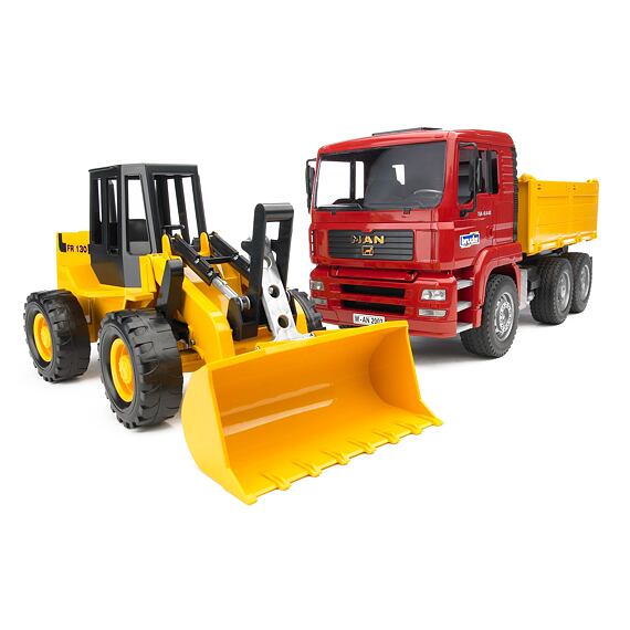 Camion MAN TGA cu încărcător frontal FR130 - Bruder 2752