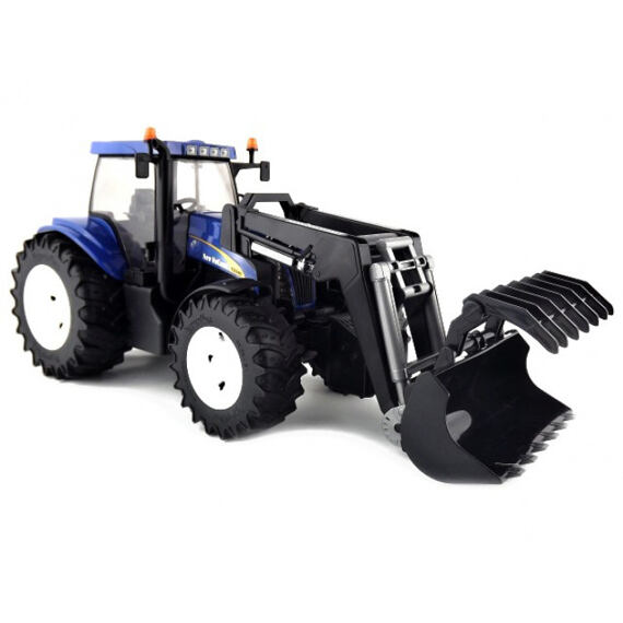 Tractor New Holland T8040 cu încărcător frontal - Bruder 3021