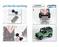 Osie spate pentru Land Rover - Bruder 42561