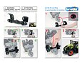 Puntea fără roți pentru Claas, Case, Steyr și NH - Bruder 43304