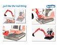 Braț pentru excavator Schaeff HR16 - Bruder 42443