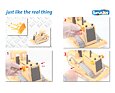Plug frontal pentru buldozer CAT - Bruder 42427